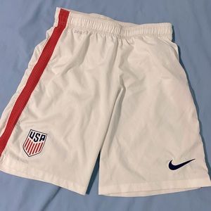 Authentic Nike USMNT soccer shorts